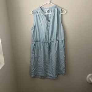Time and Tru Sky Blue Sleeveless Mini Dress